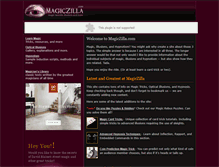 Tablet Screenshot of magiczilla.com